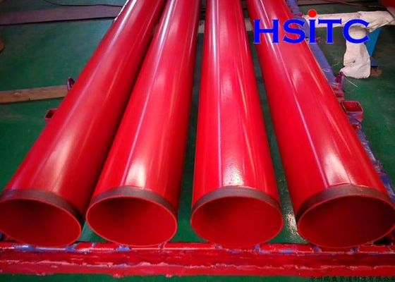 Tubo di acciaio rivestito con rivestimento in PE di 800 mm